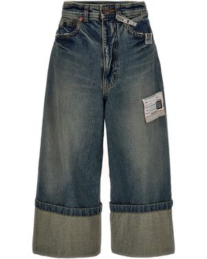 Maison Mihara Yasuhiro 'Roll-Up' Jeans - Blue