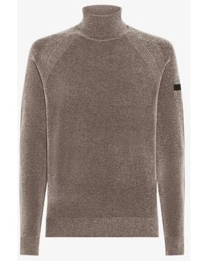 Rrd Velvet Therck Strick - Braun