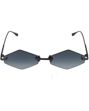 Anna Karin Karlsson Sonnenbrille Crystal Nest Triangle Black Grey /17/145 - Blau