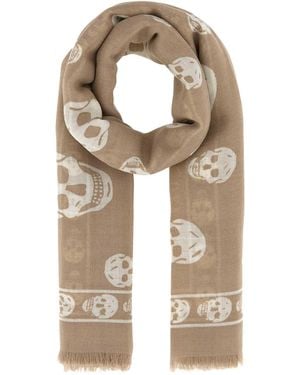 McQueen Ca Skull 104X120 - Natural
