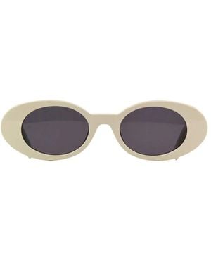 Palm Angels Gafas de sol Peri051 0107 Gilroy Blanco/Gris oscuro Unisex