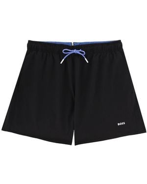 BOSS Swimsuit With Logo - Black