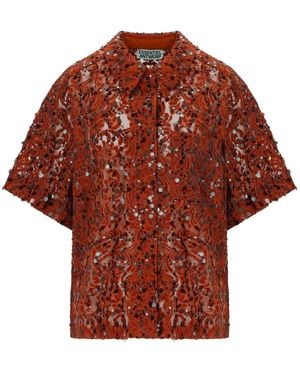 Essentiel Antwerp Joks Rust Shirt - Red