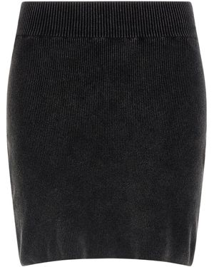 Alexander Wang Chenille Skirt - Schwarz