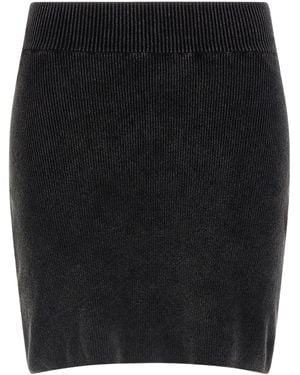 Alexander Wang Chenille Skirt - Black