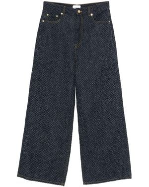 Ganni Baggy Denim Jeans - Blue