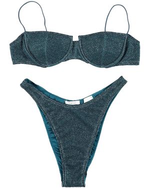 Oséree Lumière Balconette Bandeau Bikini - Zwart