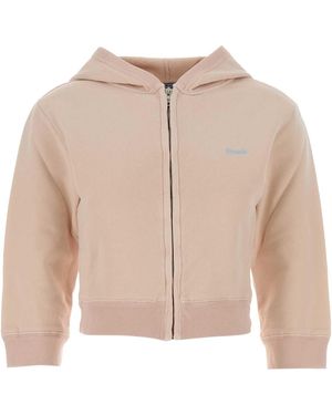 Prada Solid Hood Sweatshirt - Natural