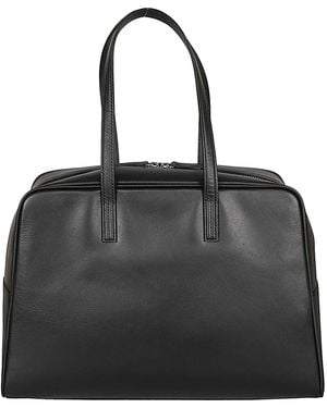 MIZUIRO Bolso Boston grande de piel - Negro