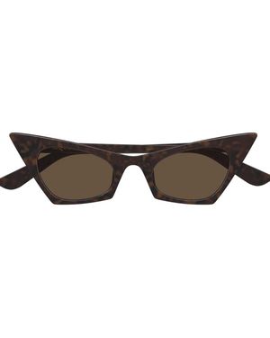 McQueen Alexander Mc Queen Sonnenbrille Am0557 S 002 Braun/Braune Frau