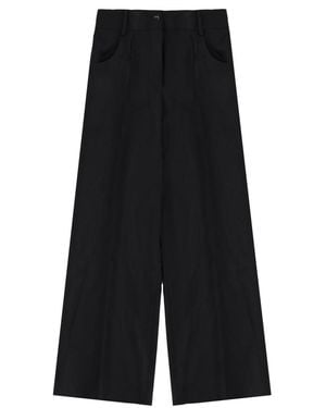 Theory Wool Tailored Pants - Black