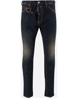 DSquared² Cooler Kerl -Baumwolljeans - Blau