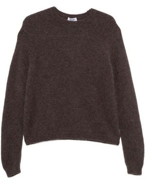 Base London Round Neck Jumper - Brown