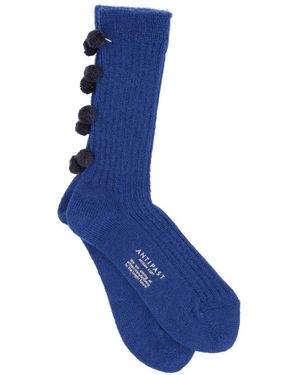 Antipast Socken gestrickt blau
