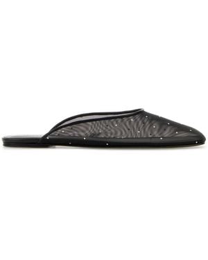 Magda Butrym Mesh Slippers - Black