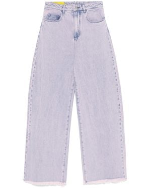 Marques'Almeida Jean Ample À Effet Délavé - Bleu