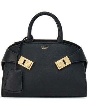 Ferragamo Hug Handtasche (Xs) - Schwarz