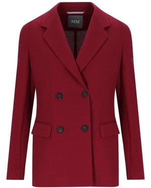 Max Mara Max Mara Weekend Rotondo Double Breasted Blazer - Red