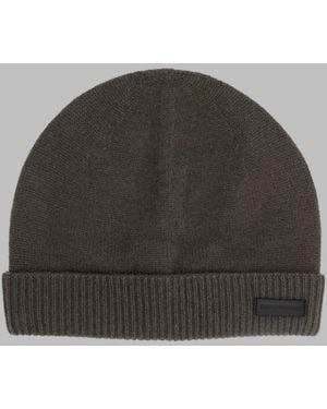 Emporio Armani Cashmere Knit Beanie - Gray