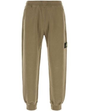 Stone Island Army Cotton Sweatpants - Green