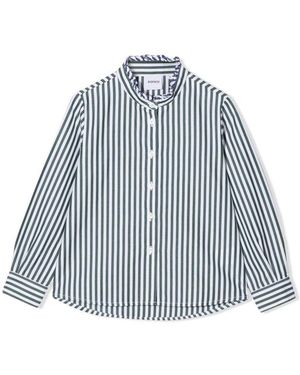 Aspesi M/L Striped Shirt - Blue