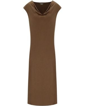 Max Mara Vetusta Long Dress - Brown
