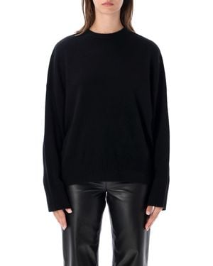 Loulou de Saison Cashmere Crewneck Jumper - Black