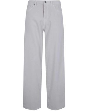 Haikure Bethany Velvet Pier Wide Leg Jeans - Gray