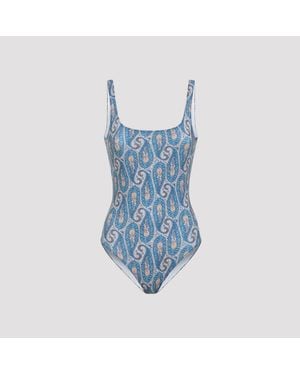 Etro Backless One Piece - Blau