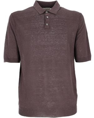 Ballantyne Polo de manga corta - Morado