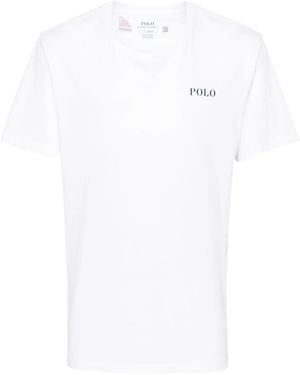 Polo Ralph Lauren S/s Crew Sleep Top - Wit
