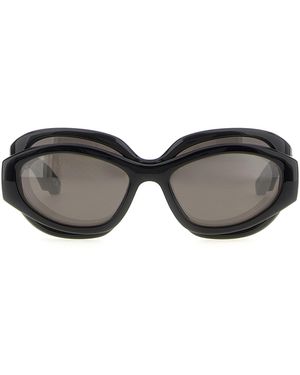 Balenciaga "Superbusy Round" Sonnenbrille - Grau