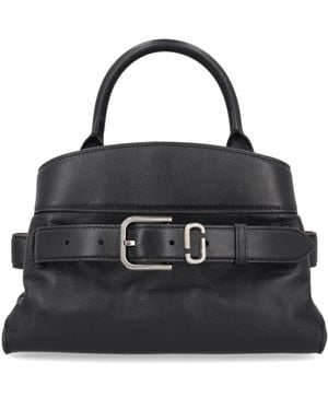 Marc Jacobs Mini Leather Top Handle Satchel - Black