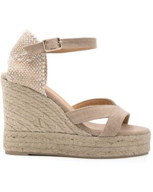 Castañer Bruna Wedge Espadrilles - Natural