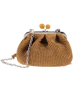 Weekend by Maxmara Wkapalmas Pasticcino-Tasche mit Raffia-Effekt - Braun