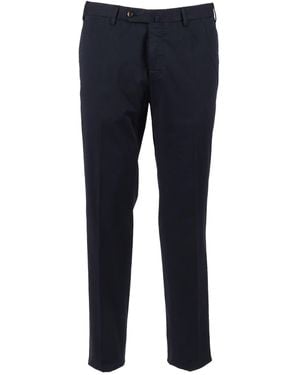PT01 Slim, Flat Front, Diagonal Pockets, Unfinished B. This Is The First Time I'Ve Seen It - Blue