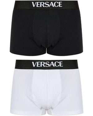 Versace Logo Boxer -briefs (2 Pack) - Zwart