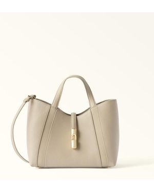 Furla Goccia S Tote - Natural