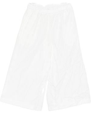 Comme des Garçons Broek Met Wijde Pijpen - Wit