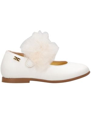 Elisabetta Franchi Flat Shoes - White
