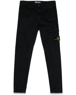 Stone Island Slim Trousers - Black