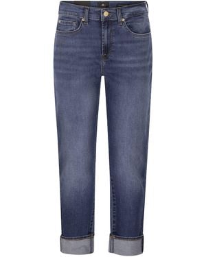 7 For All Mankind Relaxed Skinny - Blau