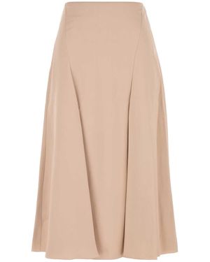 Fendi Silk Skirt - Natural