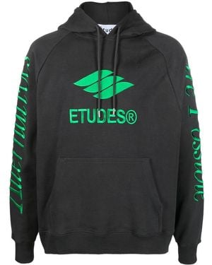 Etudes Studio Felpa Racing Eco Con Ricamo - Grigio