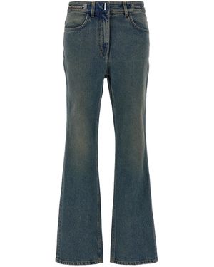 Givenchy Chain Jeans Met Logo - Blauw