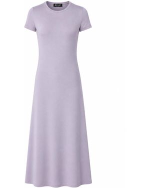 LA ROSE Light Jersey Dress - Purple