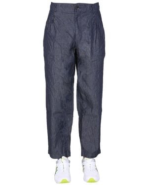 Comme des Garçons Relaxed Silhouette Straight Fit Trousers - Blue