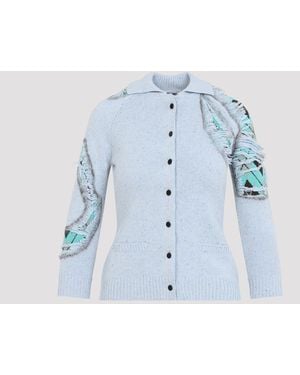 Moschino Wollen Vest - Blauw