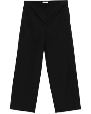 TOTEME Pantalones totales con detalles de costura - Negro