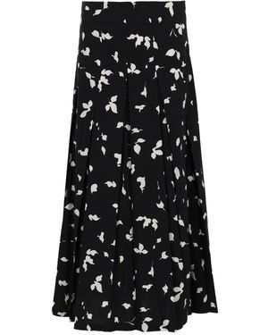 Alysi Printed Skirt - Black